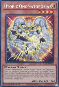 Utopic Onomatopoeia - RA04-EN028 - Secret Rare 1st Edition