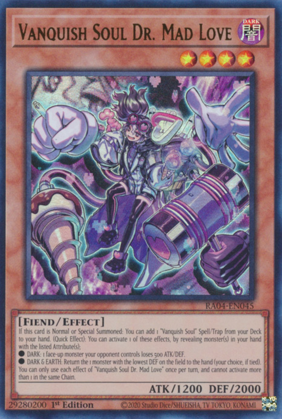Vanquish Soul Dr. Mad Love - RA04-EN045 - Ultra Rare 1st Edition