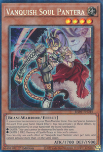 Vanquish Soul Pantera - RA04-EN044 - Collector's Rare 1st Edition