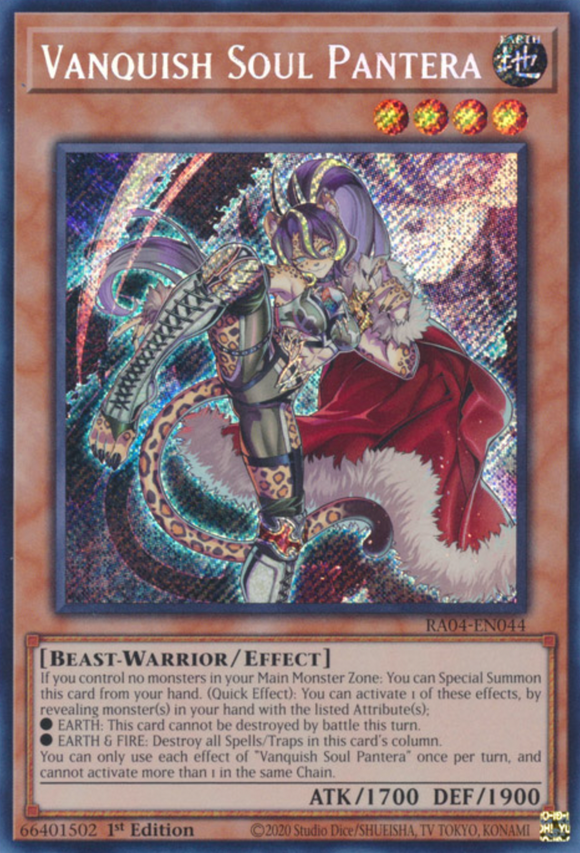 Vanquish Soul Pantera - RA04-EN044 - Secret Rare 1st Edition