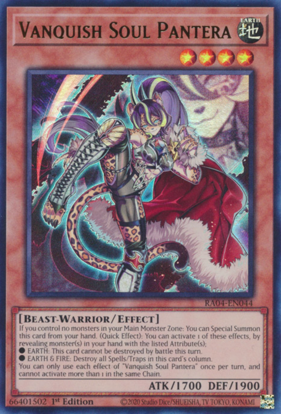 Vanquish Soul Pantera - RA04-EN044 - Ultra Rare 1st Edition