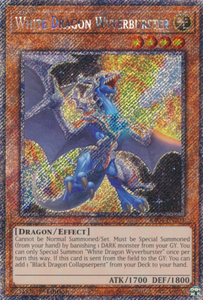White Dragon Wyverburster - RA04-EN203 - Platinum Secret Rare 1st Edition