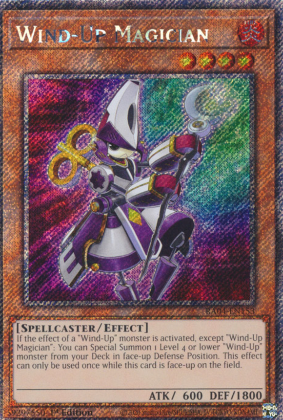 Wind-Up Magician - RA04-EN153 - Platinum Secret Rare 1st Edition