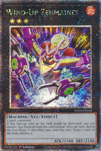 Wind-Up Zenmaines - RA04-EN168 - Quarter Century Secret Rare 1st Edition