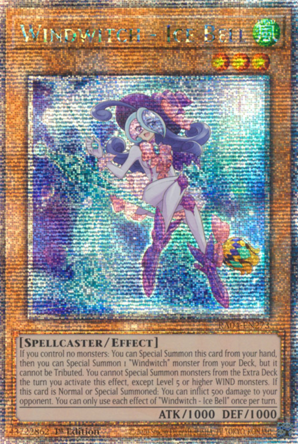 Windwitch - Ice Bell - RA04-EN273 - Quarter Century Secret Rare 1st Edition