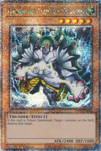 Zaborg the Thunder Monarch - RA04-EN125 - Quarter Century Secret Rare 1st Edition