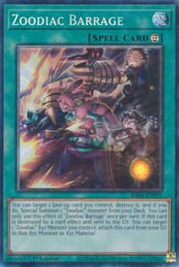 Zoodiac Barrage - RA04-EN091 - Collector's Rare 1st Edition