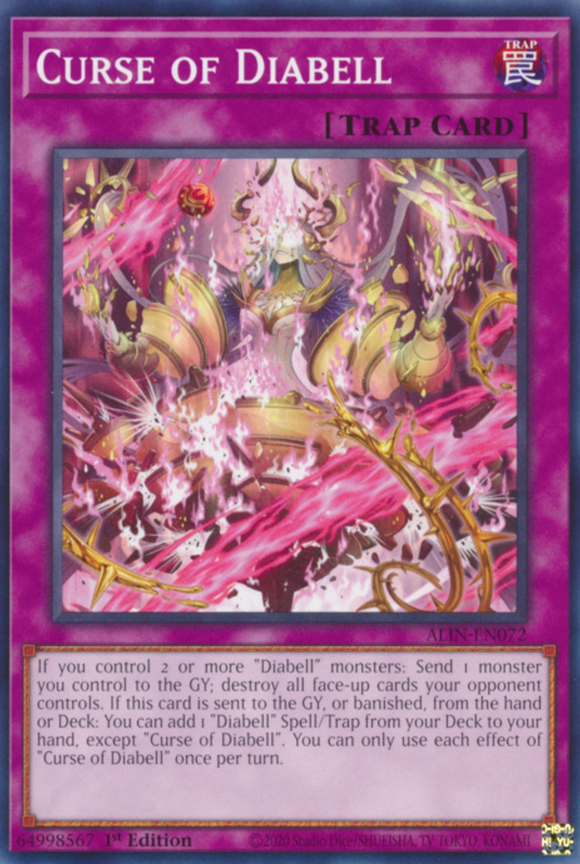 Curse of Diabell - ALIN-EN072 - Common 1st Edition