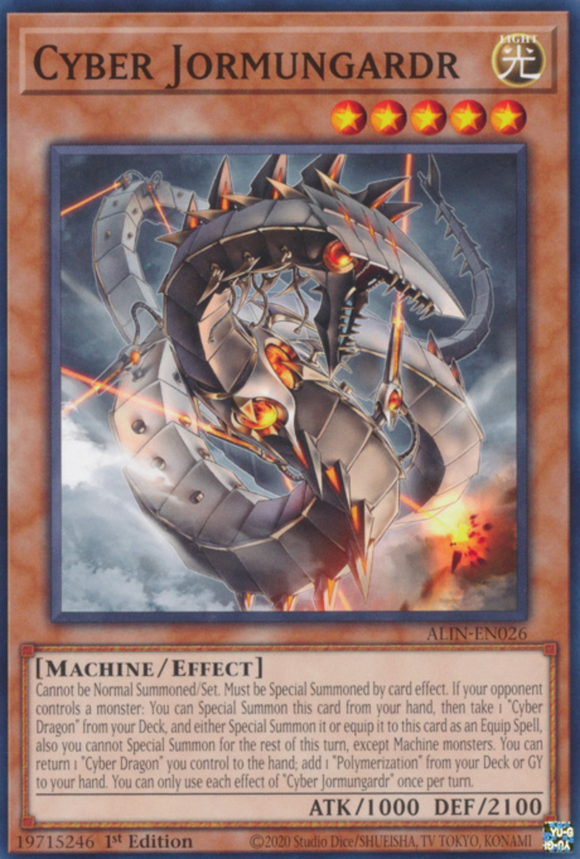 Cyber Jormungardr - ALIN-EN026 - Common 1st Edition