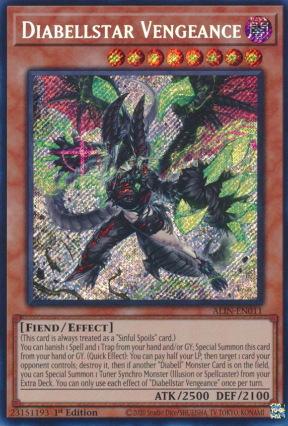 Diabellstar Vengeance - ALIN-EN011 - Secret Rare 1st Edition