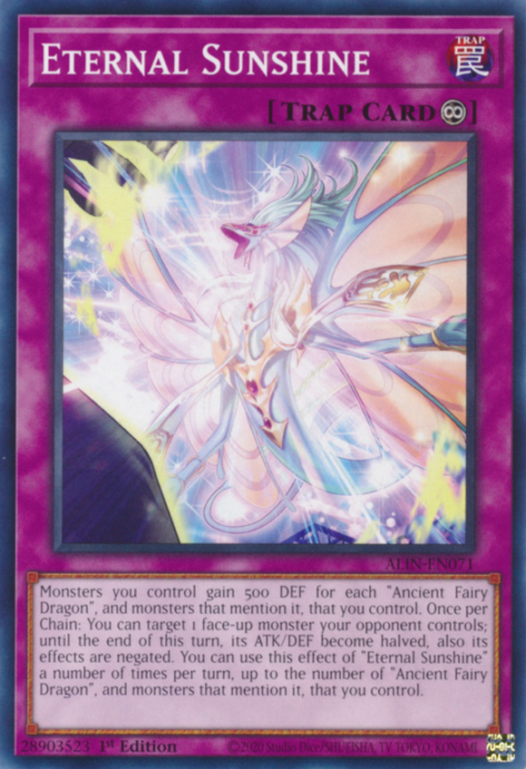 Eternal Sunshine - ALIN-EN071 - Common 1st Edition