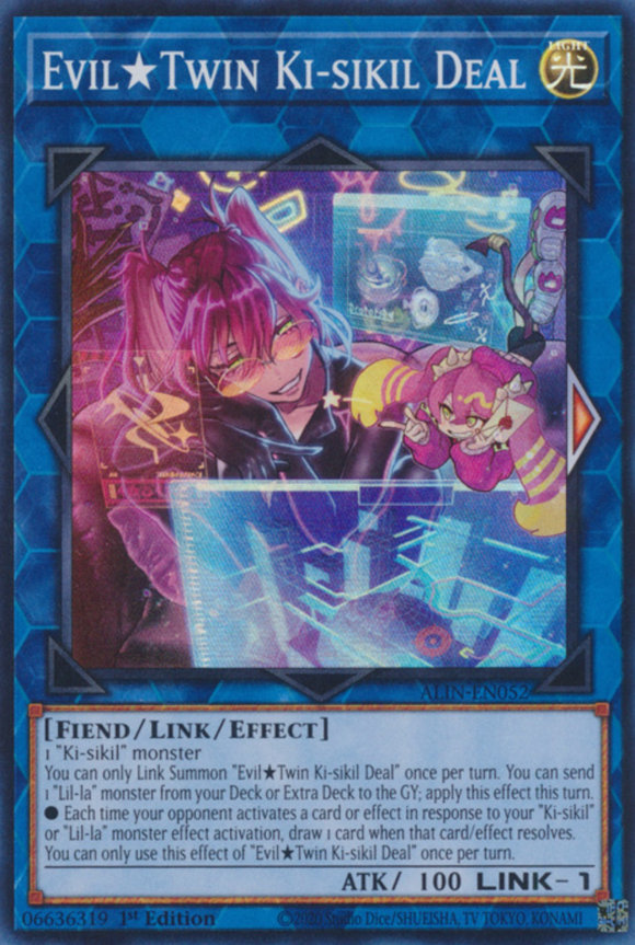 Evil Twin Ki-sikil Deal - ALIN-EN052 - Super Rare 1st Edition