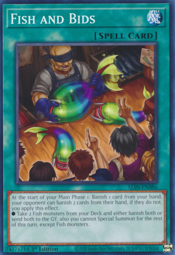 Fish and Bids - ALIN-EN086 - Common 1st Edition