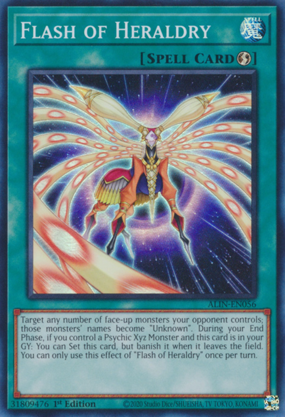 Flash of Heraldry - ALIN-EN056 - Super Rare 1st Edition