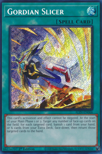 Gordian Slicer - ALIN-EN066 - Secret Rare 1st Edition
