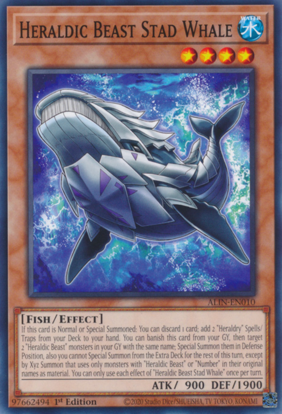 Heraldic Beast Stad Whale - ALIN-EN010 - Common 1st Edition