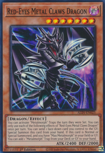 Red-Eyes Metal Claws Dragon - ALIN-EN025 - Super Rare 1st Edition
