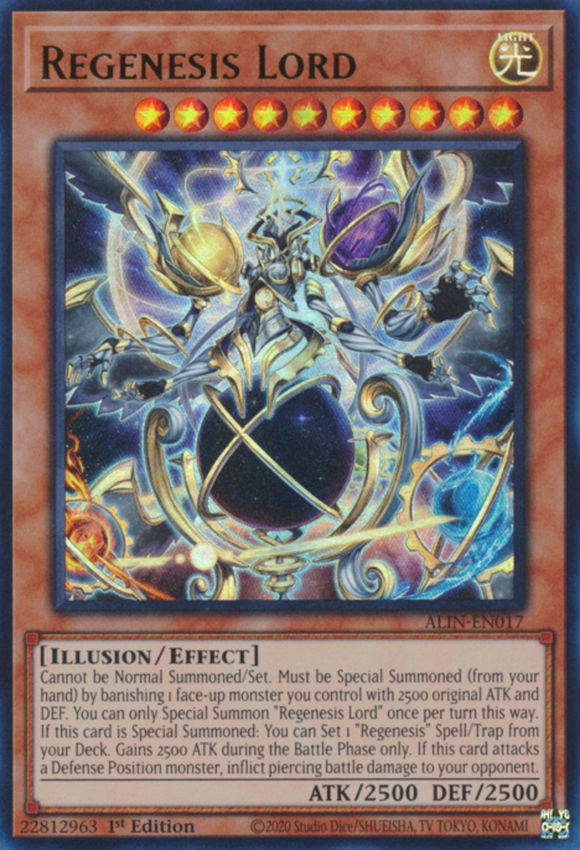Regenesis Lord - ALIN-EN017 - Ultra Rare 1st Edition