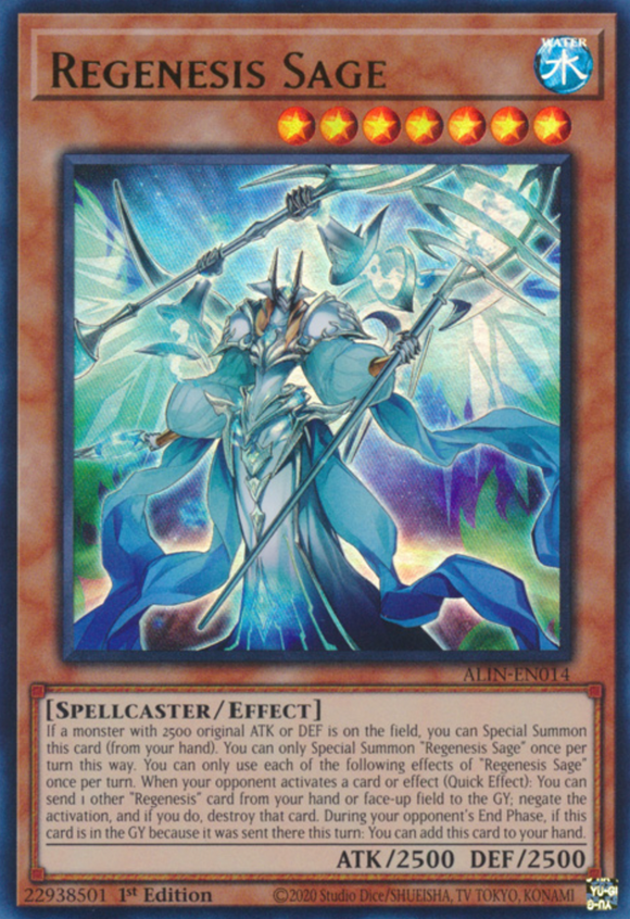 Regenesis Sage - ALIN-EN014 - Ultra Rare 1st Edition