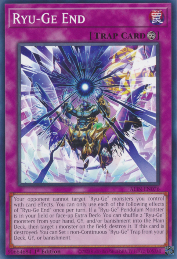 Ryu-Ge End - ALIN-EN076 - Common 1st Edition