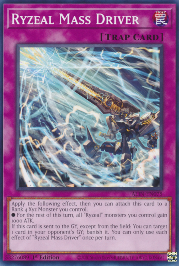 Ryzeal Mass Driver - ALIN-EN075- Common 1st Edition