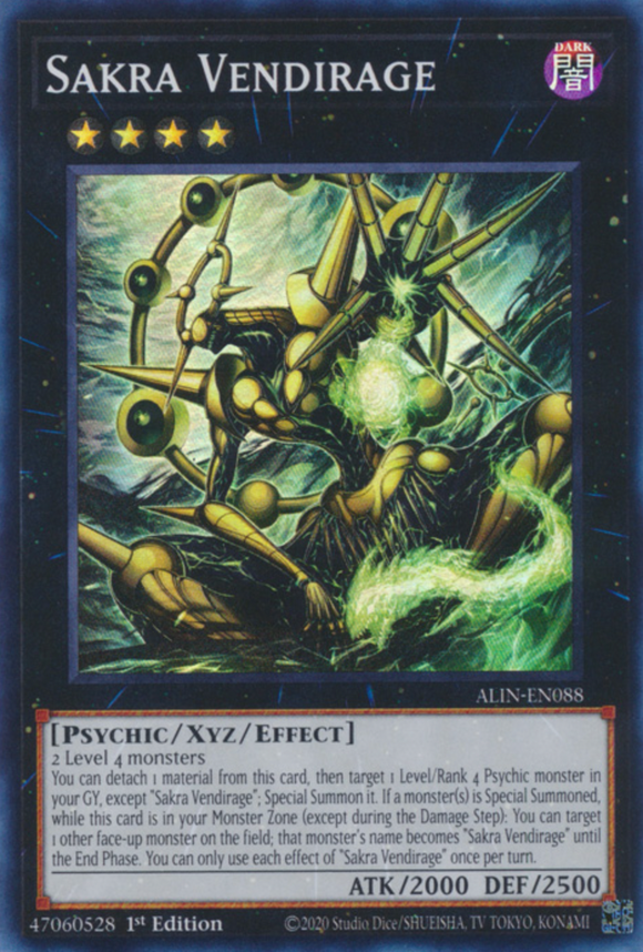 Sakra Vendirage - ALIN-EN088 - Super Rare 1st Edition