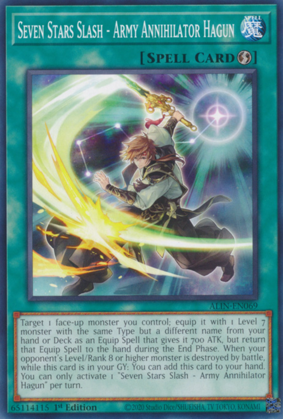 Seven Stars Slash - Army Annihilator Hagun - ALIN-EN069 - Common 1st Edition