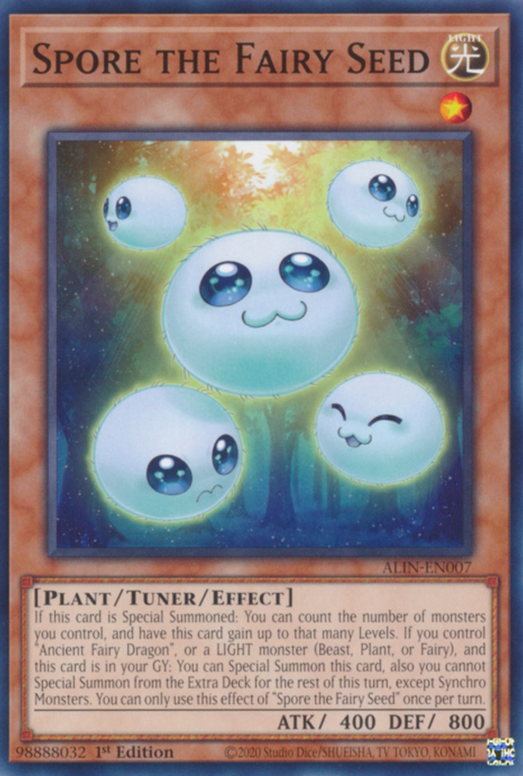Spore the Fairy Seed - ALIN-EN007 - Common 1st Edition