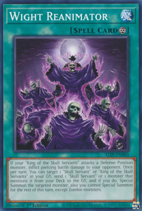 Wight Reanimator - ALIN-EN065 - Common 1st Edition