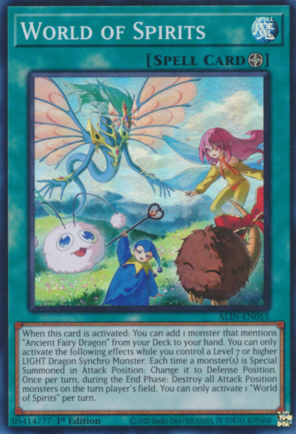 World of Spirits - ALIN-EN055 - Super Rare 1st Edition
