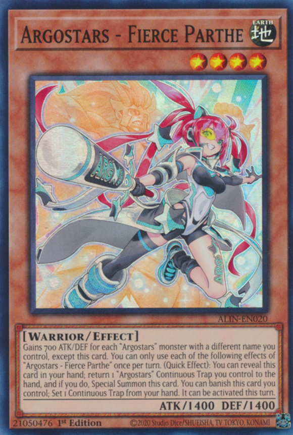 Argostars - Fierce Parthe - ALIN-EN020 - Super Rare 1st Edition