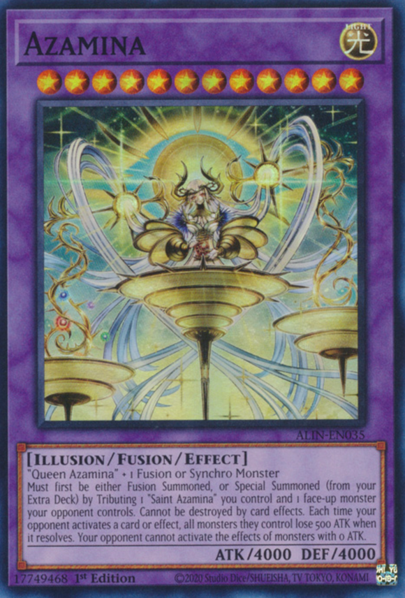 Azamina - ALIN-EN035 - Super Rare 1st Edition