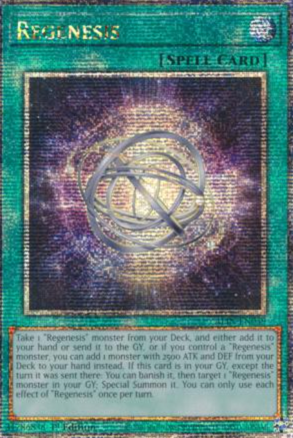 Regenesis - ALIN-EN059 - Quarter Century Secret Rare 1st Edition