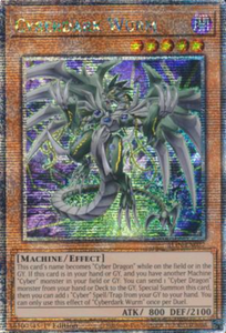 Cyberdark Wurm - ALIN-EN027 - Quarter Century Secret Rare 1st Edition