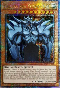 Obelisk the Tormentor - RA04-EN116 - Quarter Century Secret Rare 1st Edition