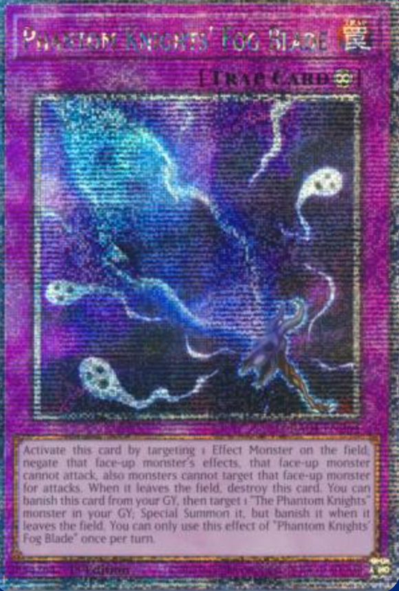 Phantom Knights' Fog Blade - RA04-EN264 - Quarter Century Secret Rare 1st Edition
