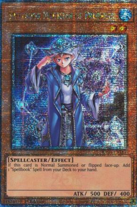 Spellbook Magician of Prophecy - RA04-EN183 - Quarter Century Secret Rare 1st Edition