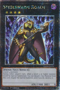 Steelswarm Roach - RA04-EN151 - Quarter Century Secret Rare 1st Edition