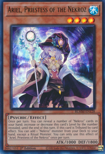 Ariel, Priestess of the Nekroz - BLMM-EN128 - Ultra Rare 1st Edition