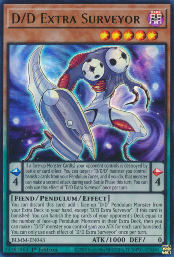 D/D Extra Surveyor - BLMM-EN043 - Ultra Rare 1st Edition