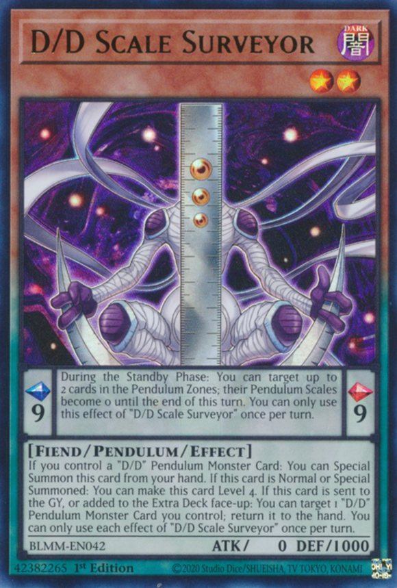 D/D Scale Surveyor - BLMM-EN042 - Ultra Rare 1st Edition