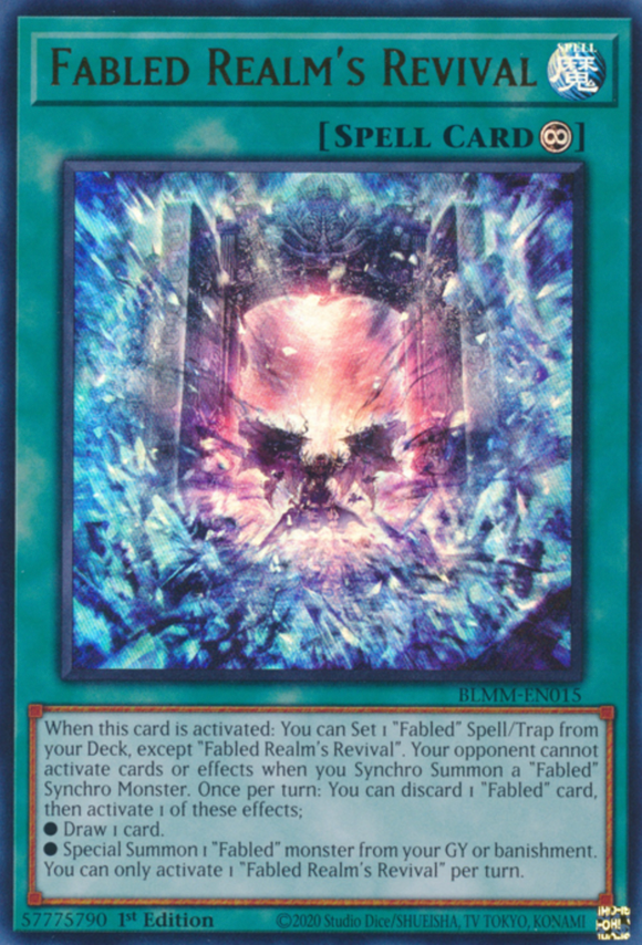 Fabled Realm’s Revival - BLMM-EN015 - Ultra Rare 1st Edition