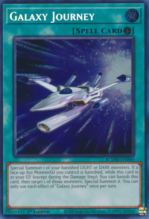 Galaxy Journey - BLMM-EN040 - Secret Rare 1st Edition
