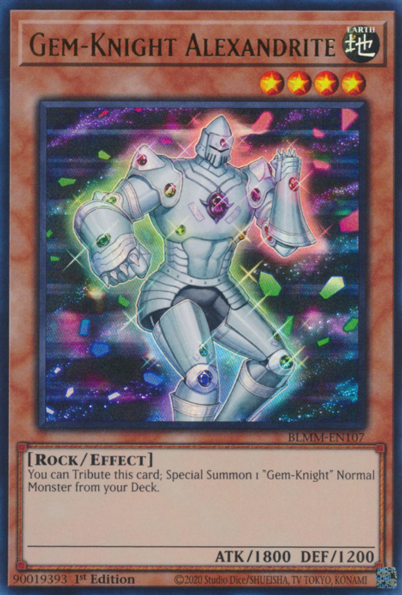 Gem-Knight Alexandrite - BLMM-EN107 - Ultra Rare 1st Edition