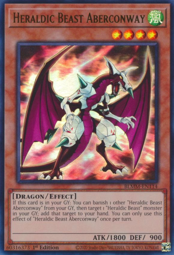 Heraldic Beast Aberconway - BLMM-EN114 - Ultra Rare 1st Edition