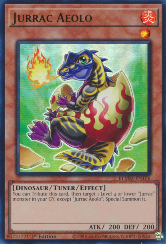 Jurrac Aeolo - BLMM-EN106 - Ultra Rare 1st Edition