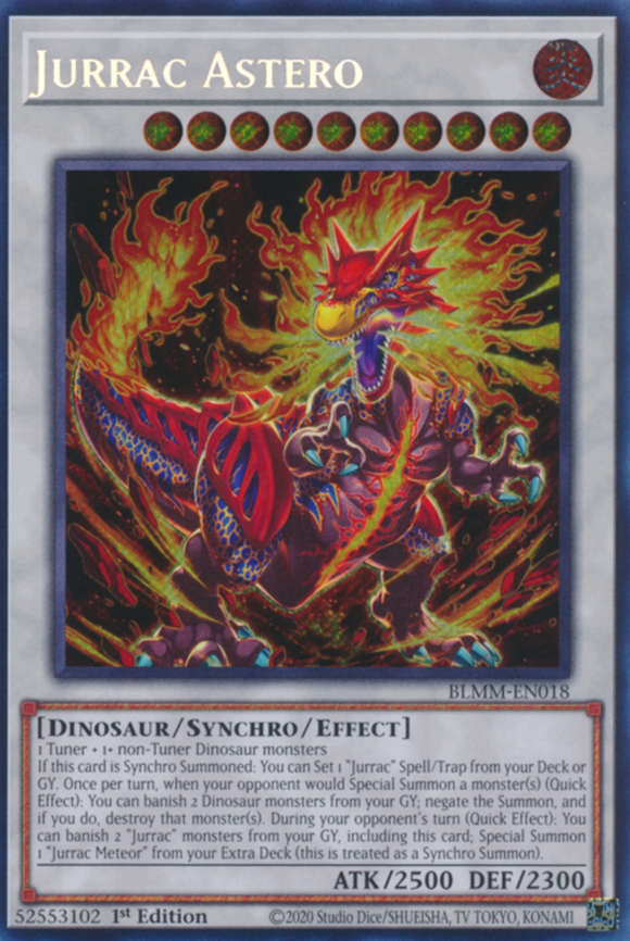 Jurrac Astero - BLMM-EN018 - Secret Rare 1st Edition