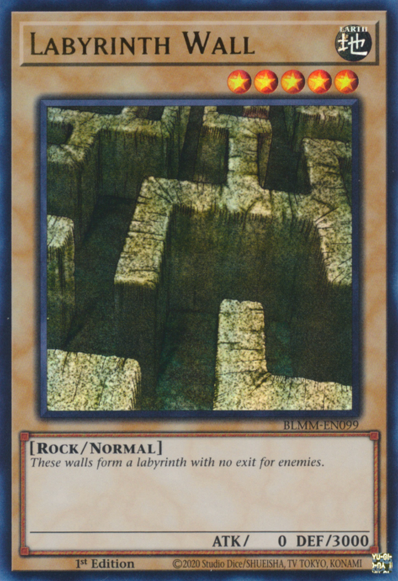 Labyrinth Wall - BLMM-EN099 - Ultra Rare 1st Edition