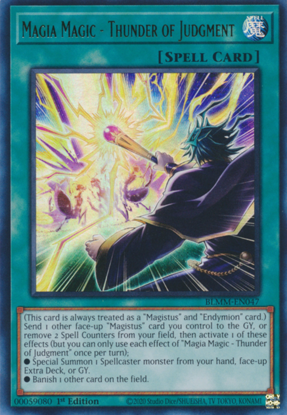 Magia Magic - Thunder of Judgment - BLMM-EN047 - Ultra Rare 1st Edition