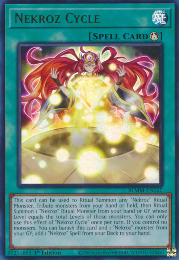 Nekroz Cycle - BLMM-EN167 - Ultra Rare 1st Edition
